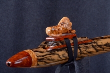 Pale Moon Ebony Native American Flute, Minor, Low F-4, #S6E